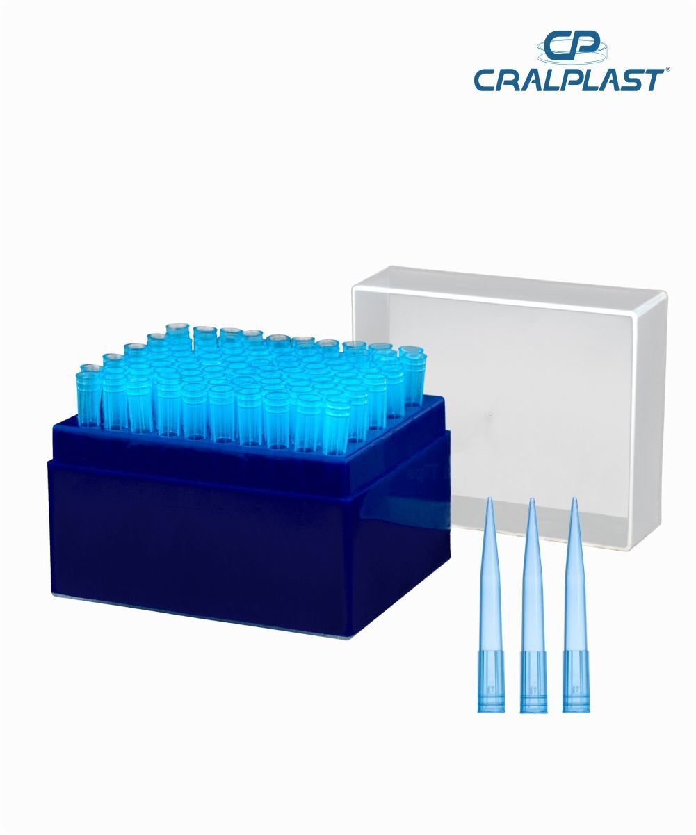 Ponteira tipo Gilson 200-1000µL em rack estéril